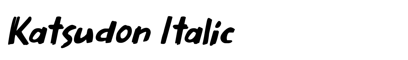 Katsudon Italic